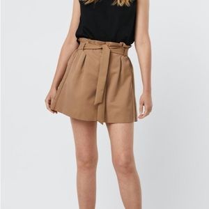 AWARE Odina High Waist Paperbag Shorts - Size L